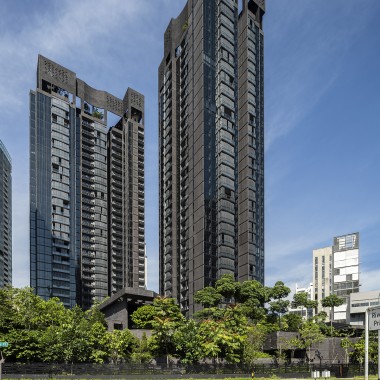 Los rascacielos de Martin Modern combinan los dos recursos más preciados en la metrópolis densamente poblada de Singapur: el espacio y la naturaleza (© Darren Soh)