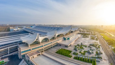 Dos olas grandes y ocho pequeñas: la estación ondulante de Hongdao (© ingDESIGN Co., Ltd.)