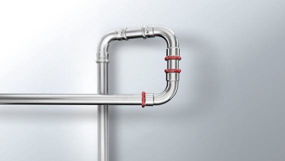 Geberit Mapress Acero al Carbono es apto para instalaciones con circuitos cerrados
