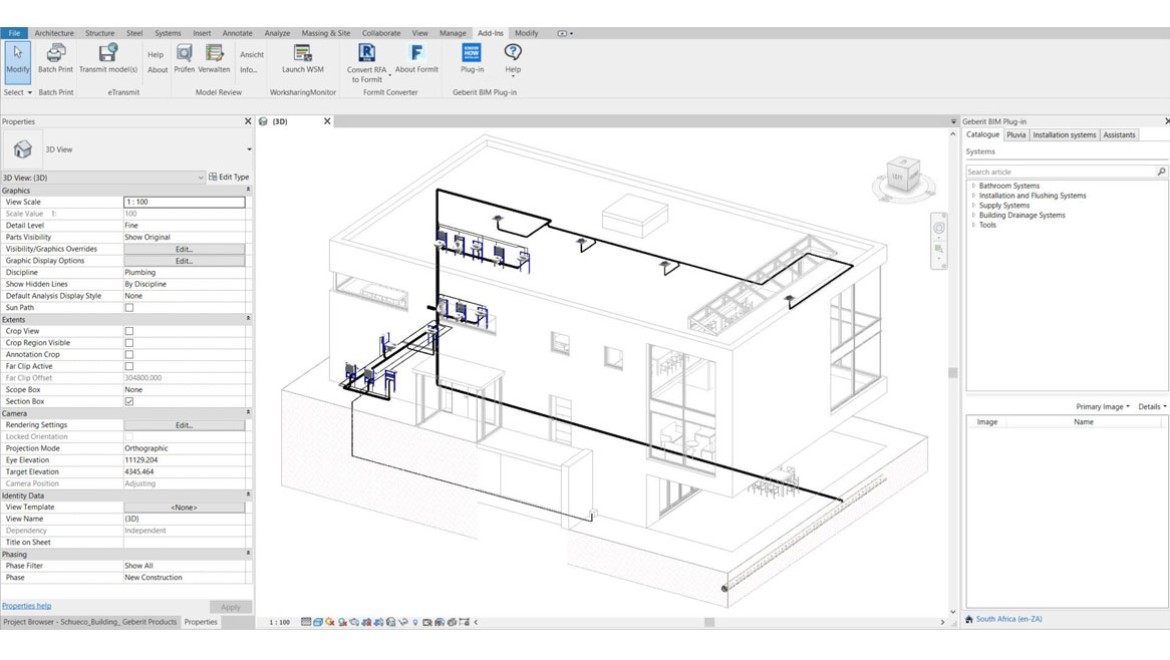 Estructura de producto en el módulo de catálogo de Autodesk® Revit®