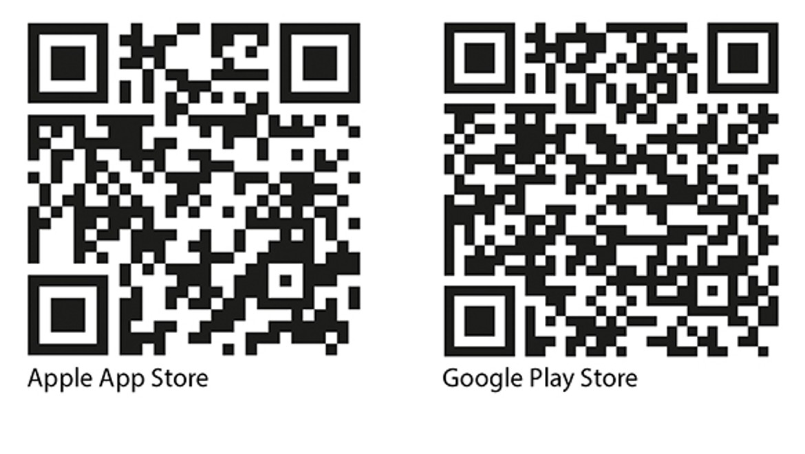 Códigos QR app Geberit Home para iOS y Android