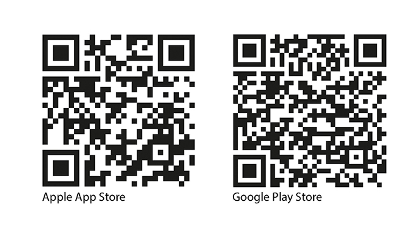 Códigos QR app Geberit Home para iOS y Android Códigos QR app Geberit Home para iOS y Android