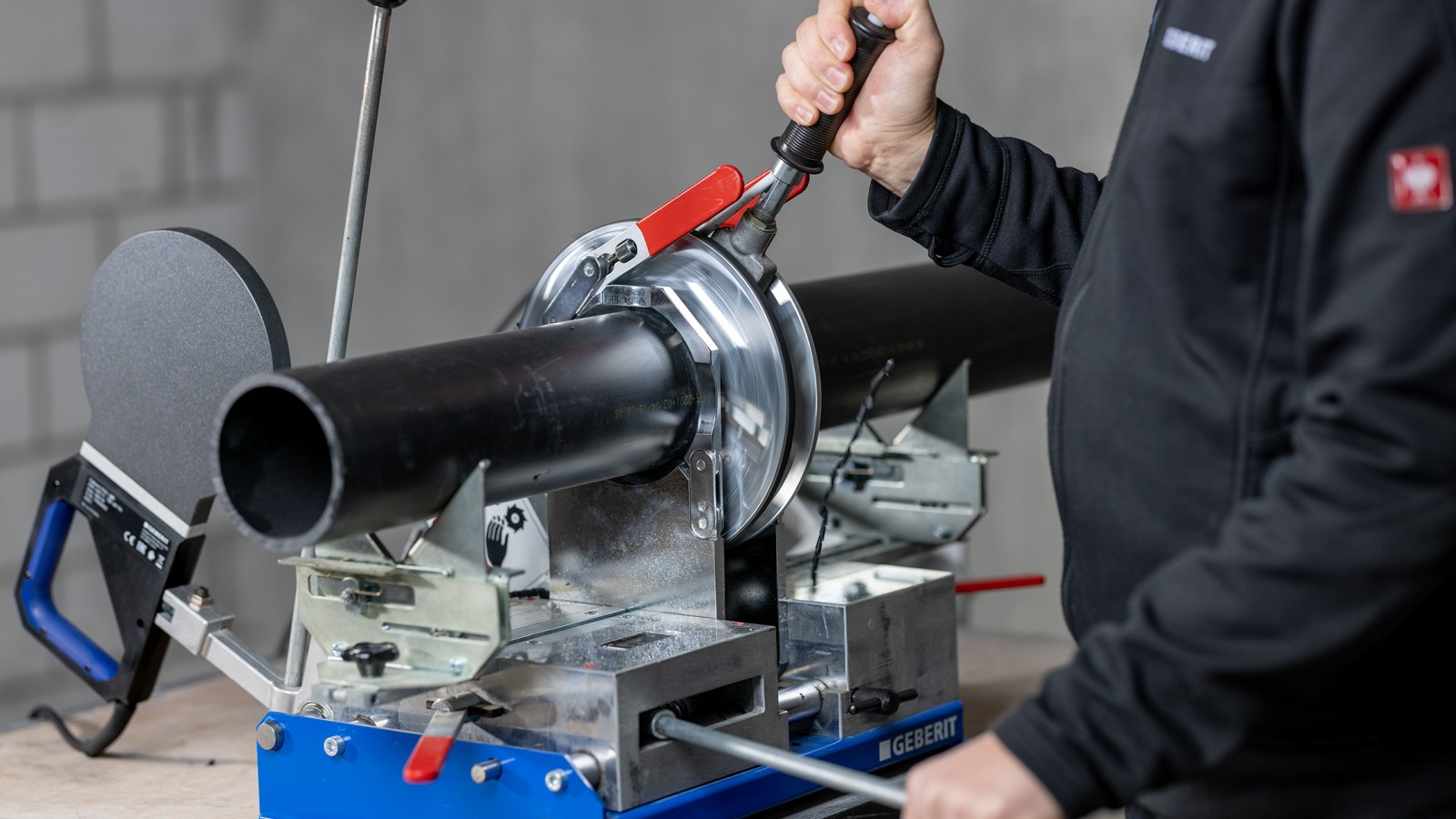 Máquina de soldar Geberit Media d40-160