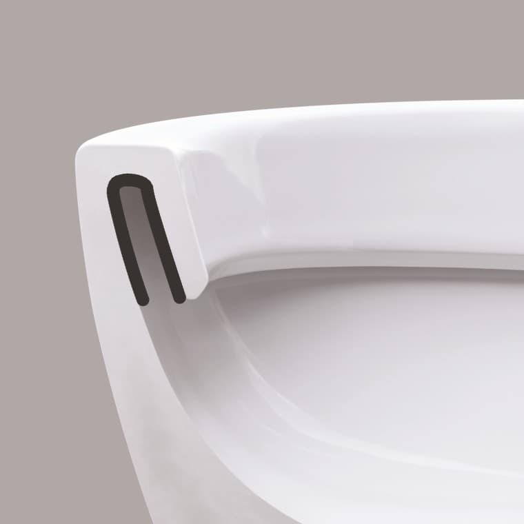 Inodoro tradicional con brida de descarga Inodoro tradicional con brida de descarga