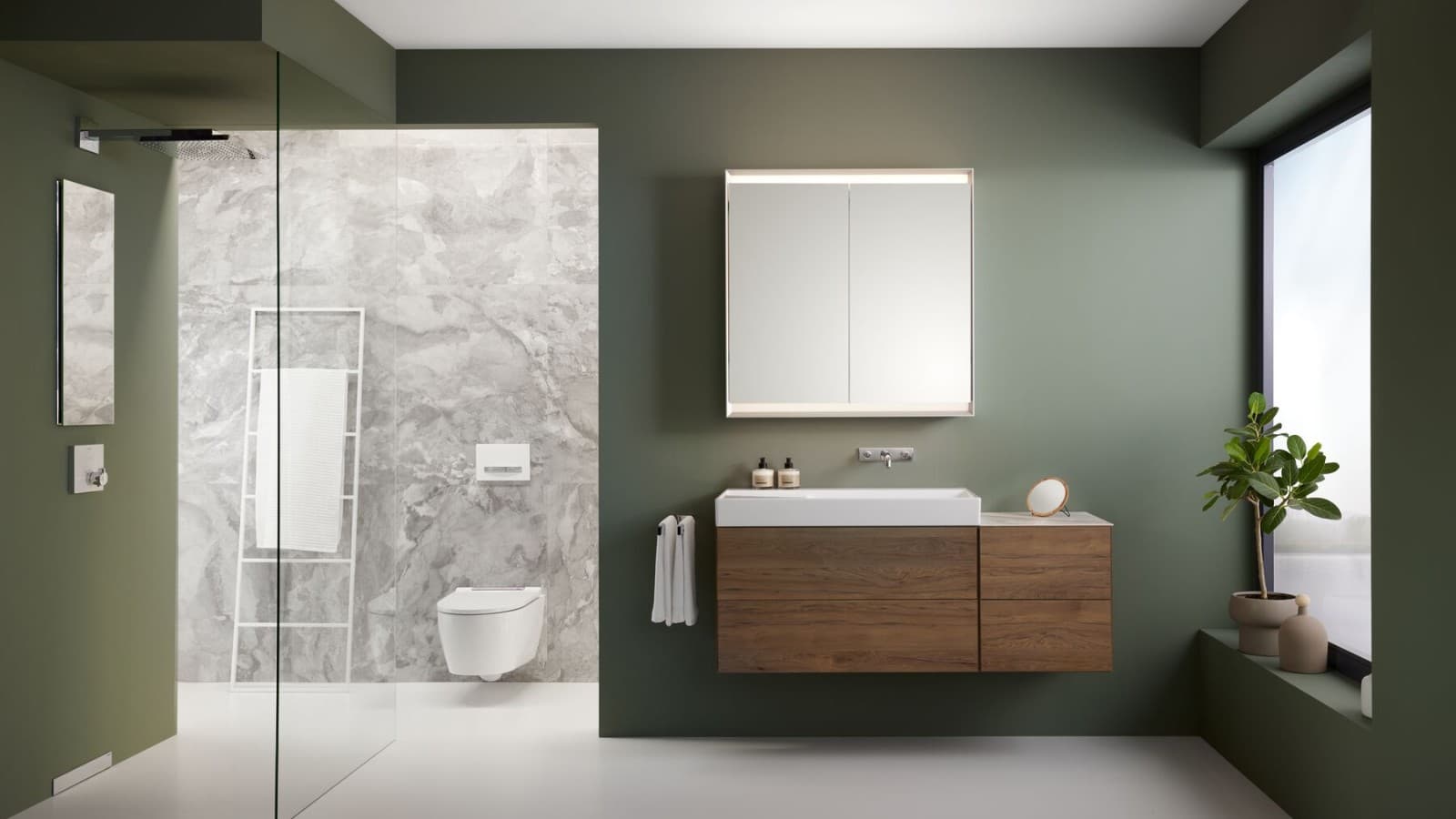 Baño con la serie Geberit ONE Baño con la serie Geberit ONE