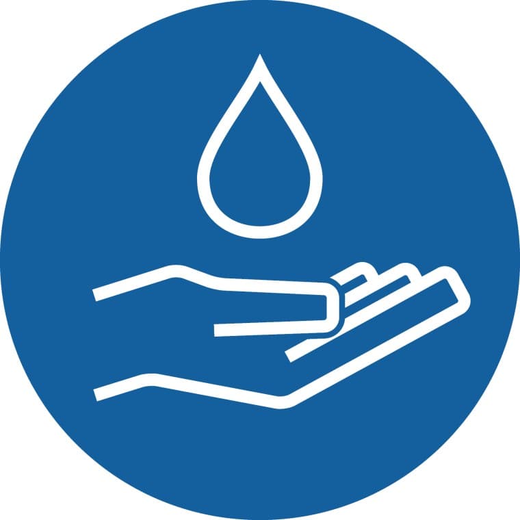 Bajo consumo de agua Bajo consumo de agua