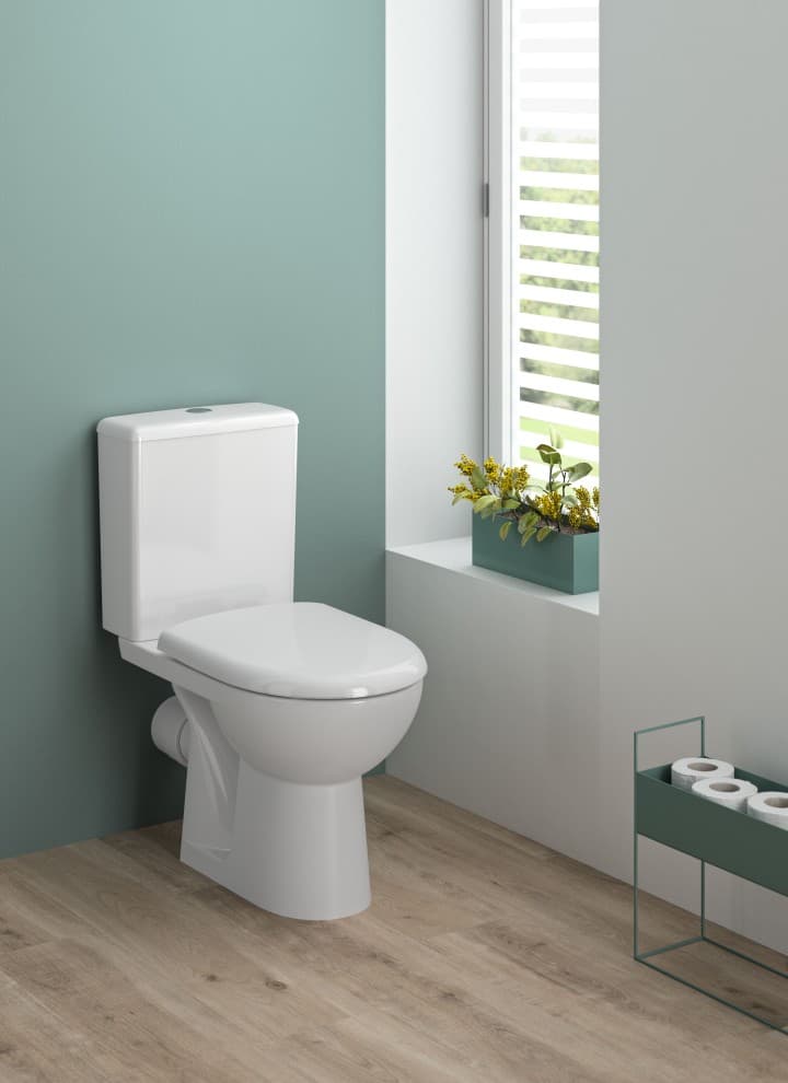 Baño actualizado con el mecanismo de descarga Geberit serie 240 Baño actualizado con el mecanismo de descarga Geberit serie 240