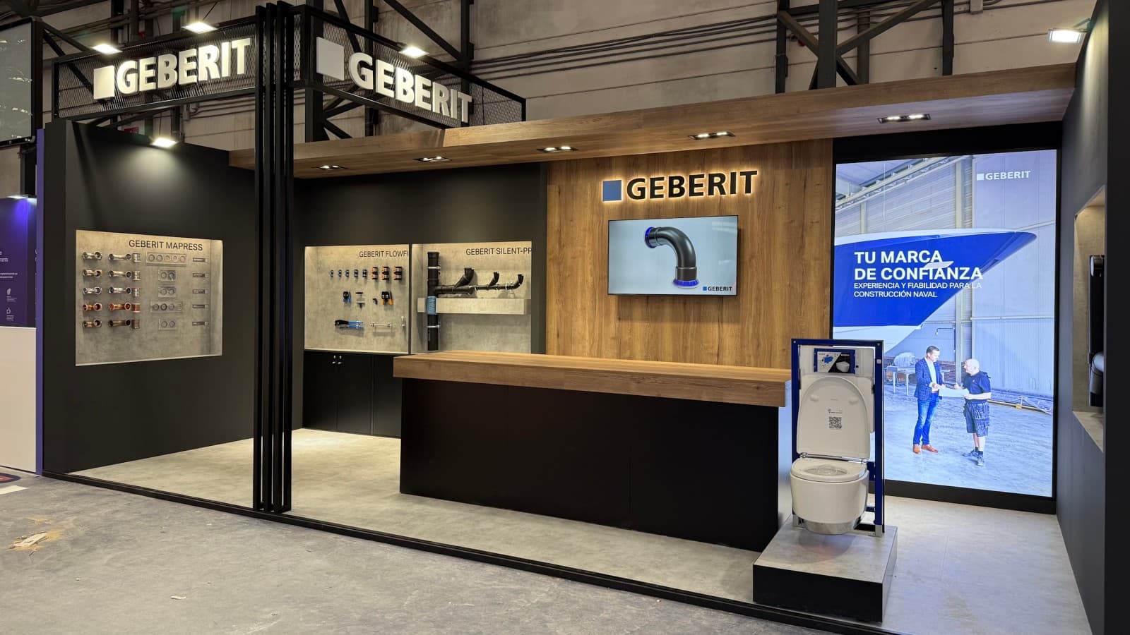Geberit en la feria Navalia