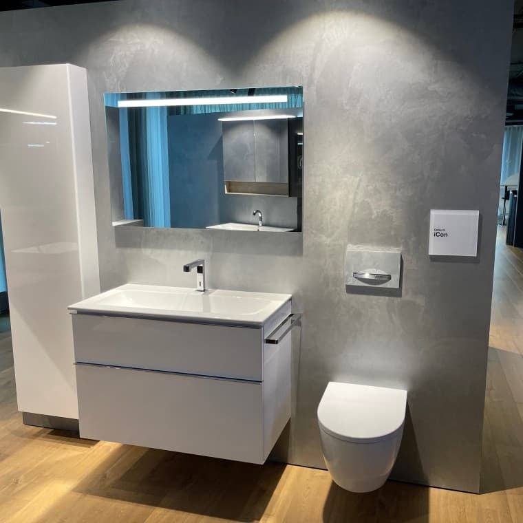 Ambiente de baño con las novedades de la serie Geberit iCon Ambiente de baño con las novedades de la serie Geberit iCon