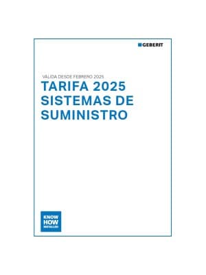 Tarifa 2025 Sistemas Suministro Geberit Tarifa 2025 Sistemas Suministro Geberit