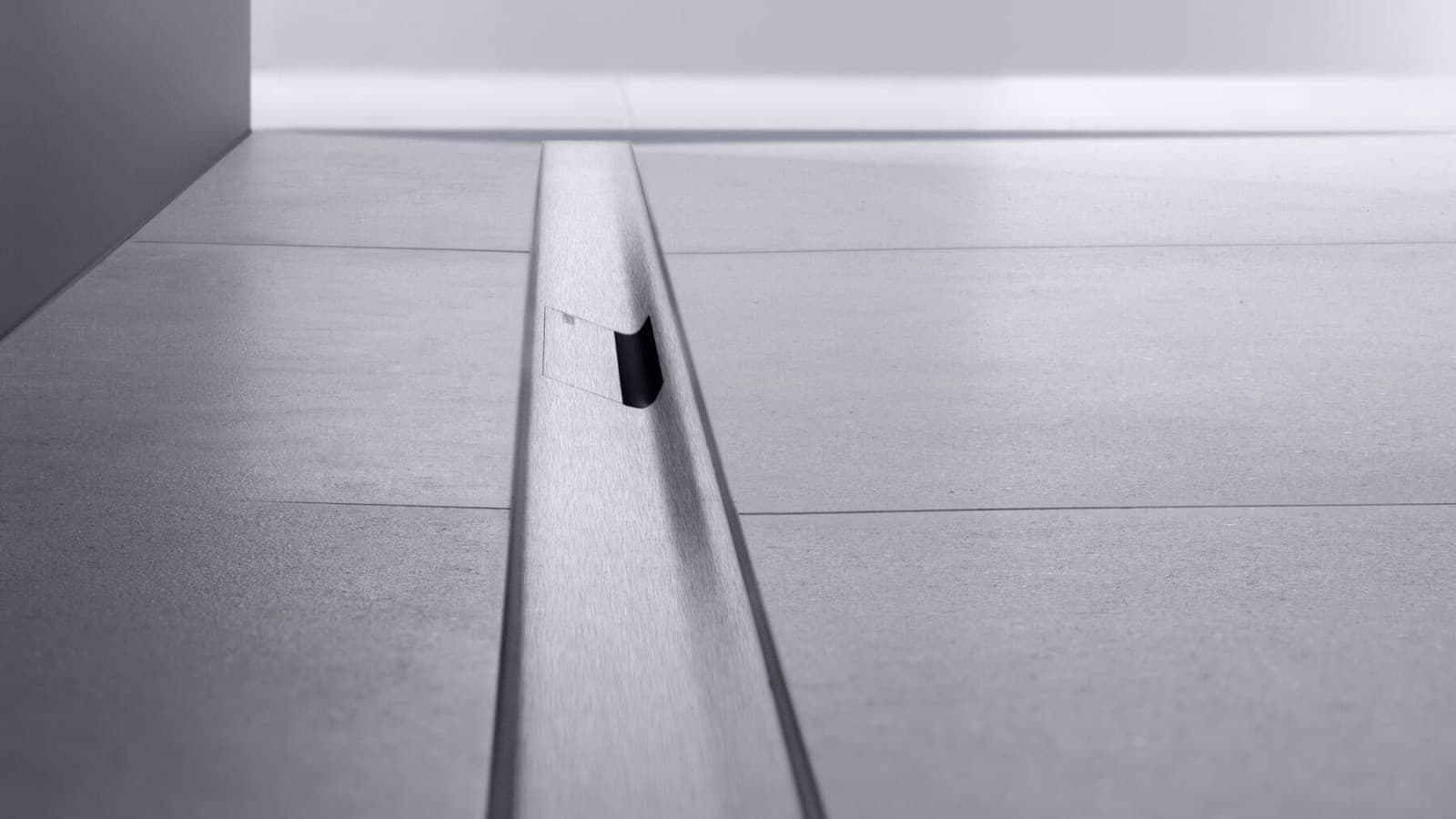 Canal de ducha Geberit CleanLine50 cromado negro Canal de ducha Geberit CleanLine50 cromado negro