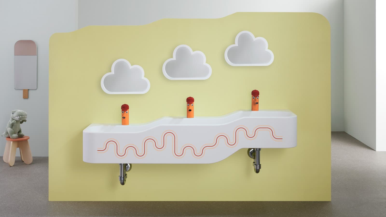 Lavabos con zona de juego Geberit Bambini Lavabos con zona de juego Geberit Bambini