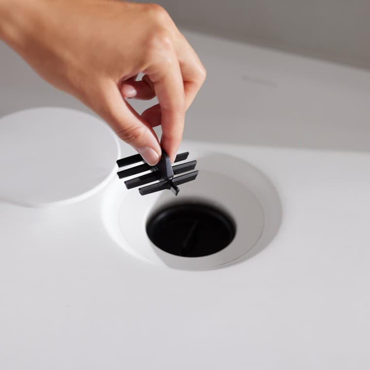 Filtro anticabellos integrado Filtro anticabellos integrado