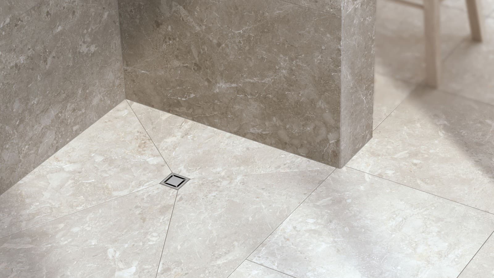 Desagüe de suelo compacto para duchas pequeñas