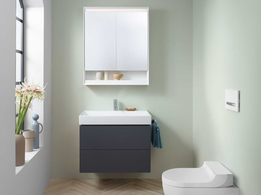 Baño en colores claros