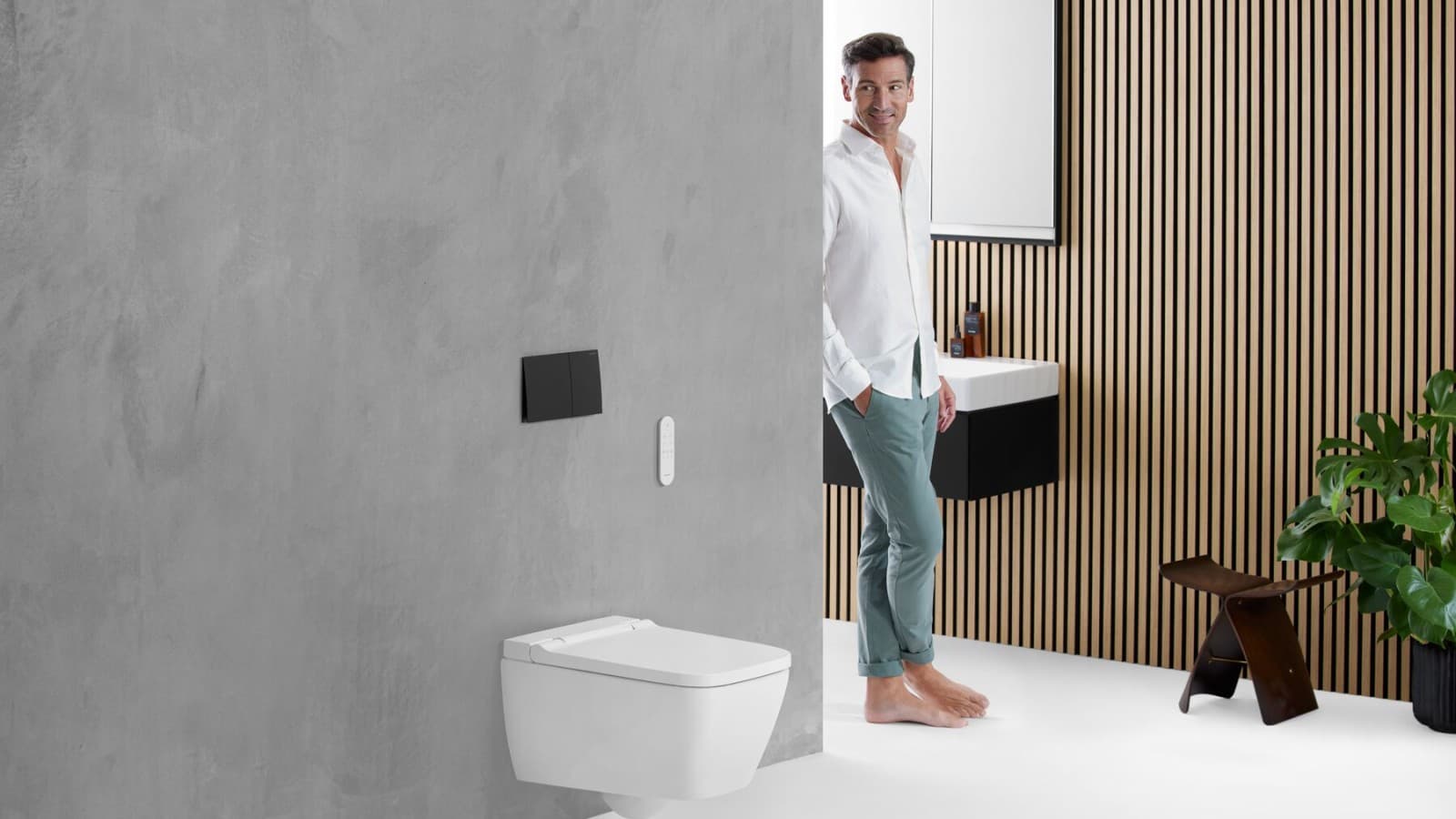 Baño Geberit con Geberit AquaClean Sela Baño Geberit con Geberit AquaClean Sela