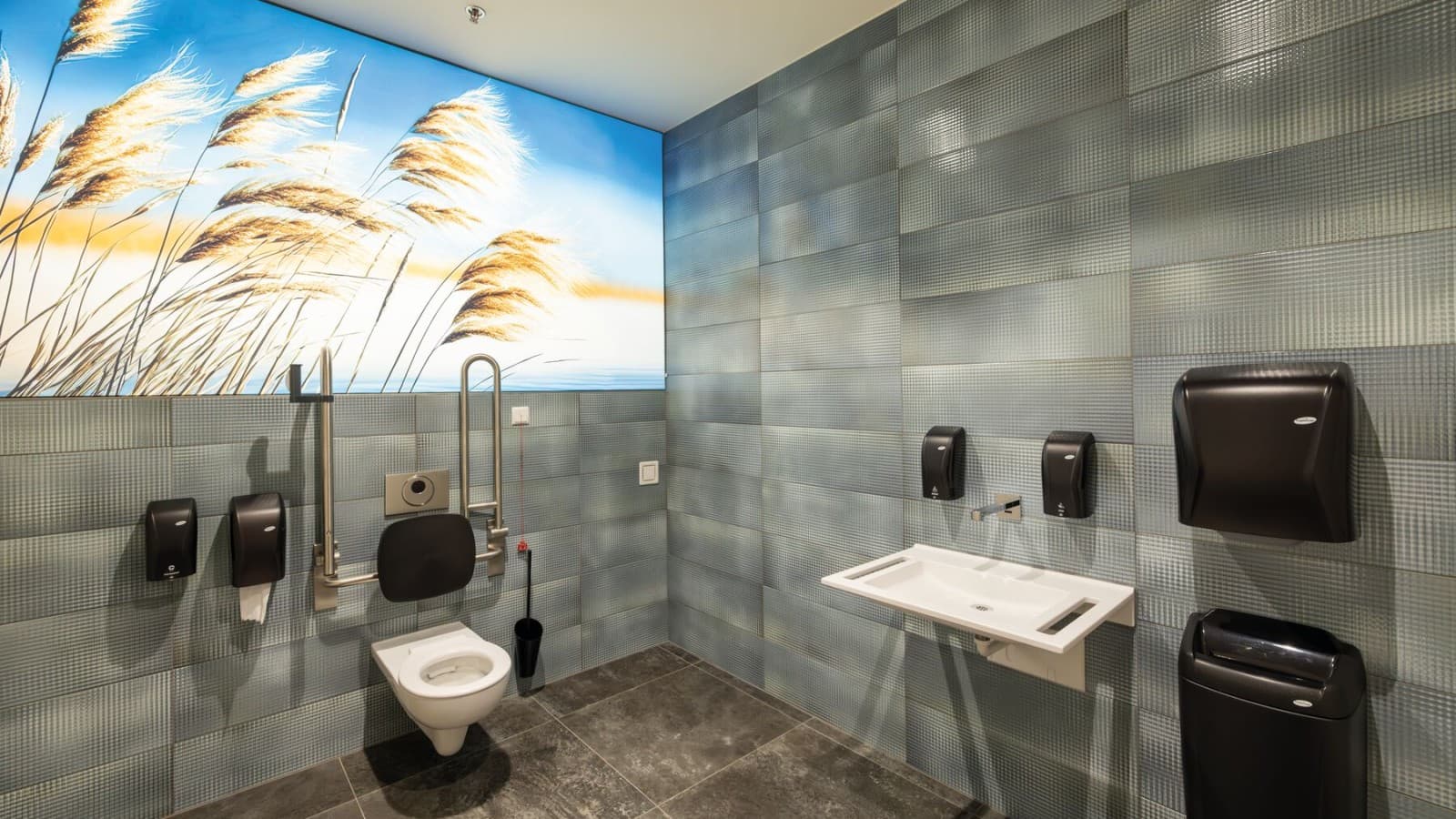 Un baño adaptado para personas con movilidad reducida con las Soluciones Geberit Un baño adaptado para personas con movilidad reducida con las Soluciones Geberit