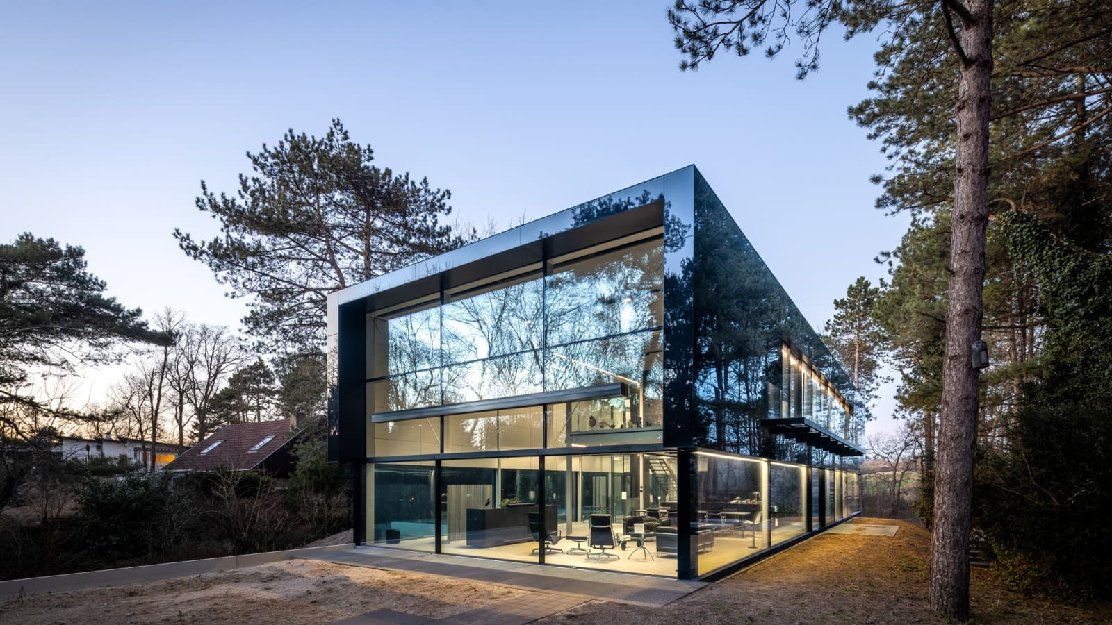 La Villa Meijendel del arquitecto holandés Jan Pesman.(© Lucas van der Wee) La Villa Meijendel del arquitecto holandés Jan Pesman.(© Lucas van der Wee)