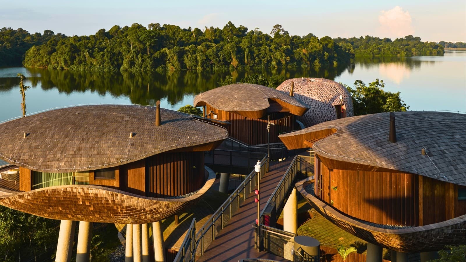 Las casas en los árboles están inspiradas en las vainas de las semillas y permiten que la selva crezca entre ellas (© Banyan Tree) Las casas en los árboles están inspiradas en las vainas de las semillas y permiten que la selva crezca entre ellas (© Banyan Tree)