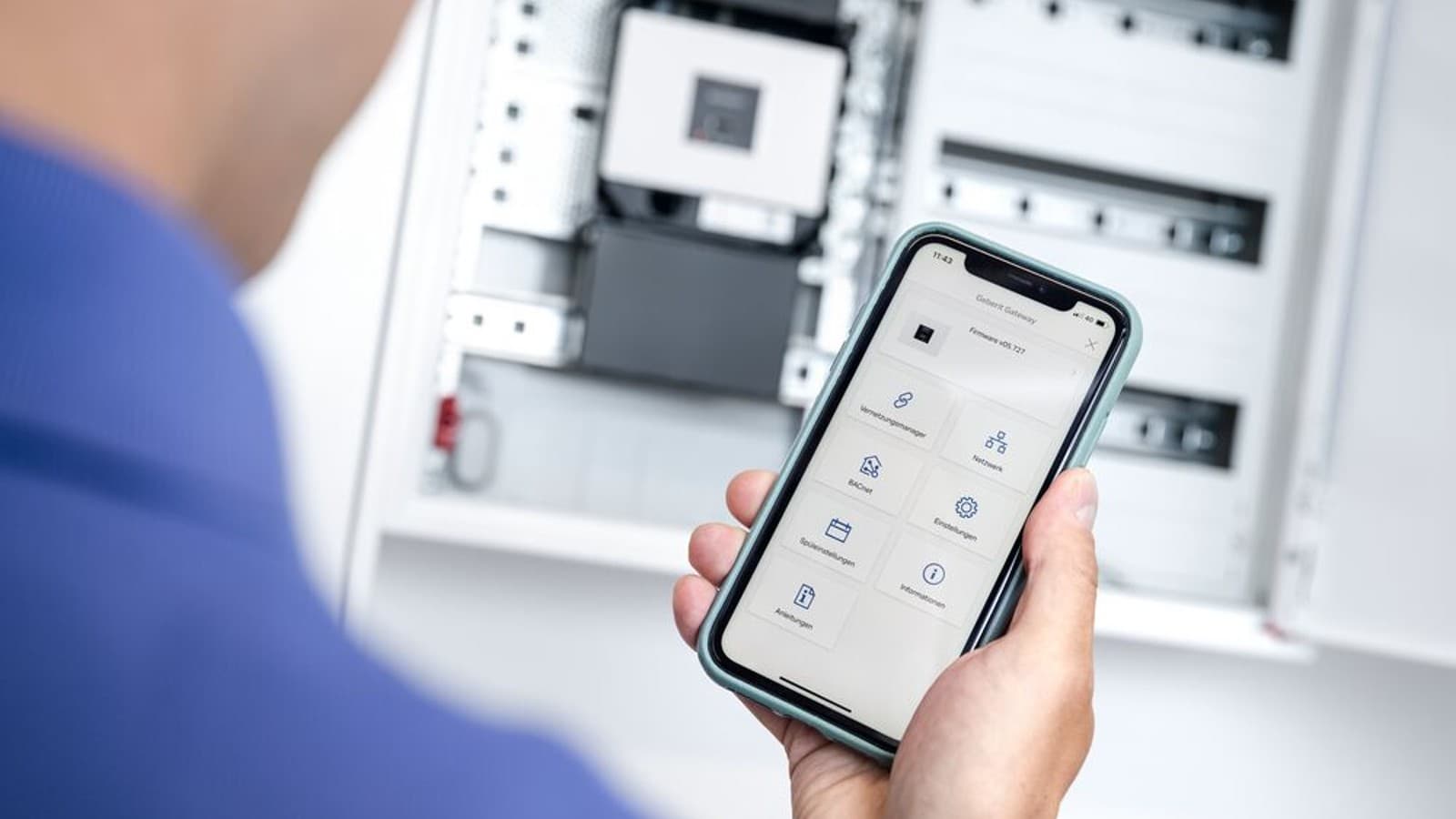 Funcionamiento de todas las unidades de descarga higiénicas a través de la app Geberit Control en la Geberit Gateway Funcionamiento de todas las unidades de descarga higiénicas a través de la app Geberit Control en la Geberit Gateway