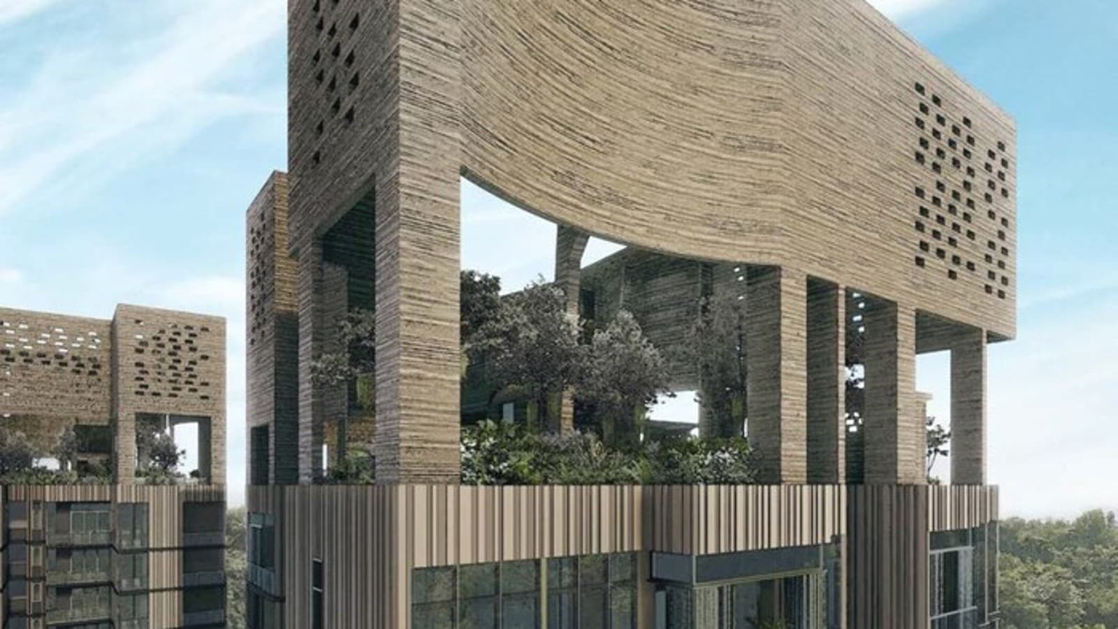 Los "Jardines Secretos" se encuentran en la parte superior de las dos torres residenciales de la zona verde de Martin Modern (© Darren Soh) Los "Jardines Secretos" se encuentran en la parte superior de las dos torres residenciales de la zona verde de Martin Modern (© Darren Soh)