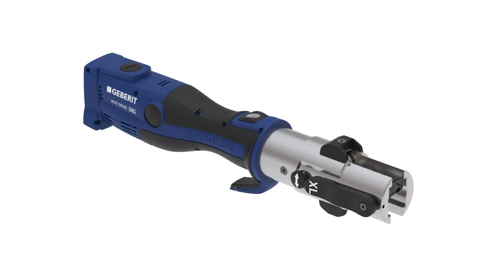 Geberit ACO 203XLplus para la compresión de grandes diámetros de Geberit Mapress Geberit ACO 203XLplus para la compresión de grandes diámetros de Geberit Mapress